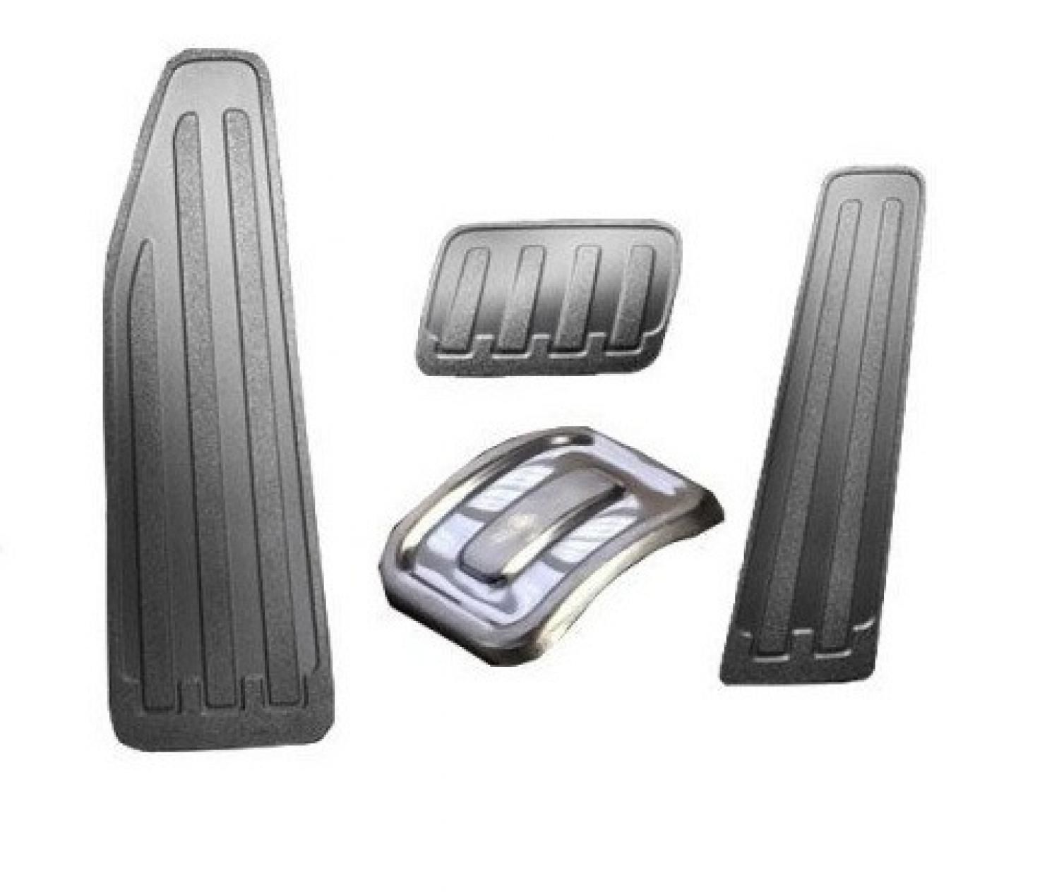 Mercedes W140 Pedal Seti Otomatik 4 Parça Paslanmaz Çelik Krom