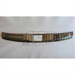 TOYOTA C-HR 2016-2019 BAGAJ EŞİK KORUMA - TITANYUM SIYAH