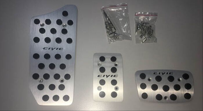 CIVIC FC5 2016+ IÇIN UYUMLU SPOR PEDAL SETI - 3 PARÇA