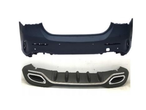 W177 SEDAN A SERISI IÇIN UYUMLU    ARKA TAMPON&EGZOZ