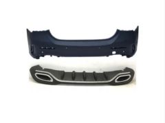 W177 HB A SERISI IÇIN UYUMLU    AMG ARKA TAMPON&EGZOZ