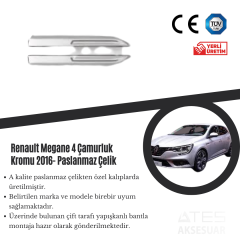 Renault Megan 4 2016 Çamurluk ABS Krom
