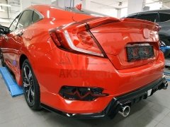 HONDA CIVIC FC5 2016-2020 RITIM DIZAYN ARKA SIS LEDI KIRMIZI