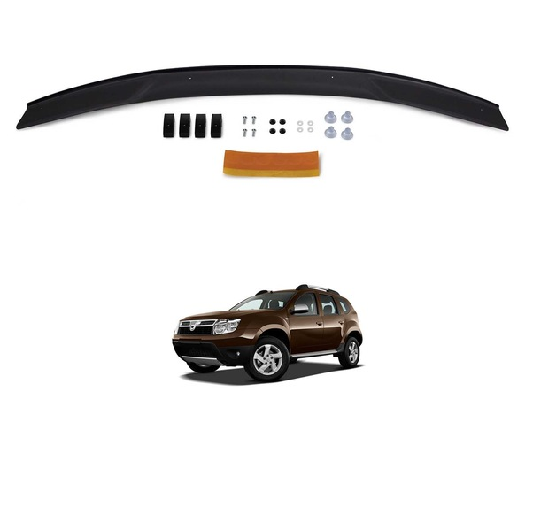 Dacia Duster Ön Kaput Koruyucu Rüzgarlık 4Mm Abs 10-17