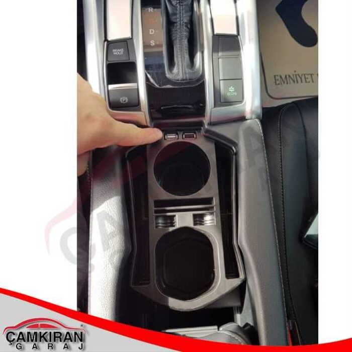 CIVIC FC5 2016-2021 IÇIN UYUMLU  USB PORTLU ORTA KONSOL KUTUSU