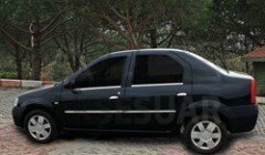 Dacia Logan FAZ 2 Krom Cam Çıtası 4 Parça 2008-2017 Arası