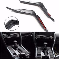 CIVIC FC5 2016-2020 IÇIN UYUMLU YENI STIL VITES KONSOL FULL KAPLAMA- PIANO BLACK