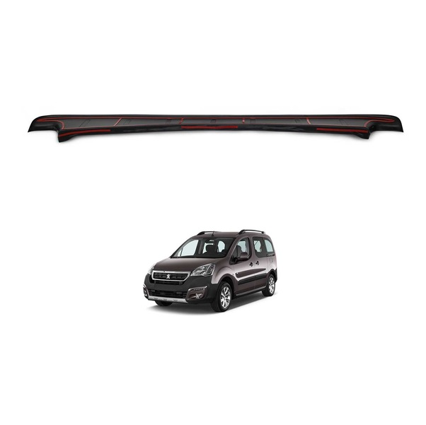 Peugeot Partner Arka Tampon Eşiği Koruma Parlak 2015-201