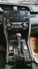 CIVIC FC5 2016-2020 IÇIN UYUMLU VITES KONSOL KAPLAMA FULL SET-KARBON