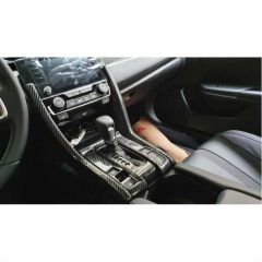 CIVIC FC5 2016-2020 IÇIN UYUMLU VITES KONSOL KAPLAMA FULL SET-KARBON