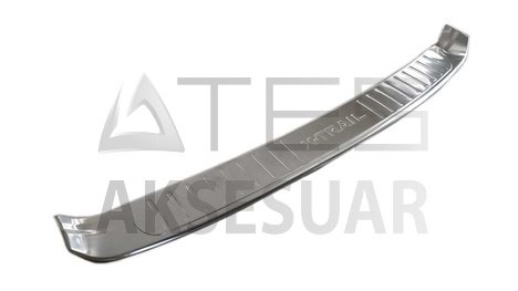 NISSAN X-TRAIL 2014-2017 ARKA TAMPON ÜST KORUMASI KROM