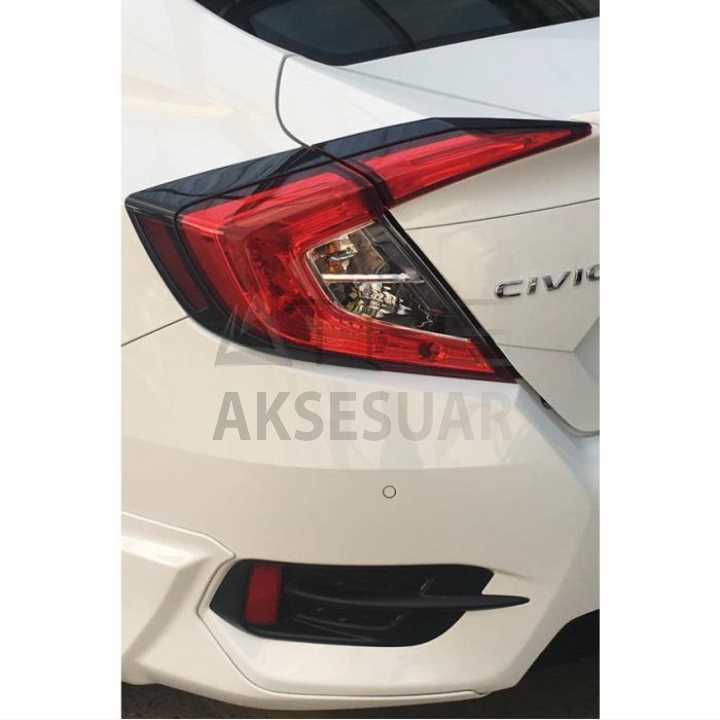HONDA CIVIC FC5 2016-2021 ARKA STOP KAPLAMA 4 PARÇA SIYAH