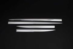 Fiat 500 Yan Çıta Paslanmaz Çelik Krom 4 Parça