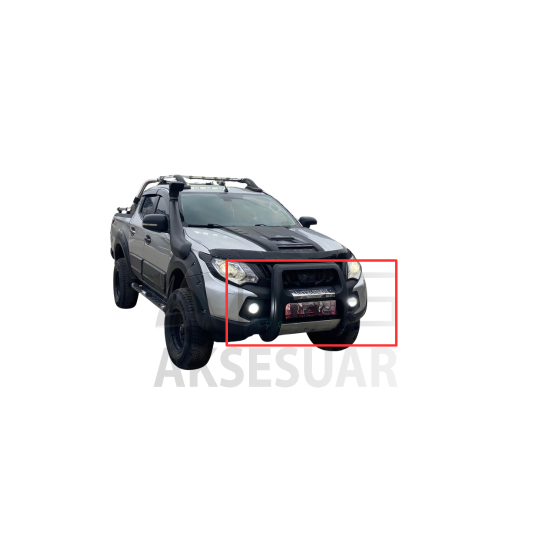 Mitsubishi L200 Poliüreten Krom Ön Koruma