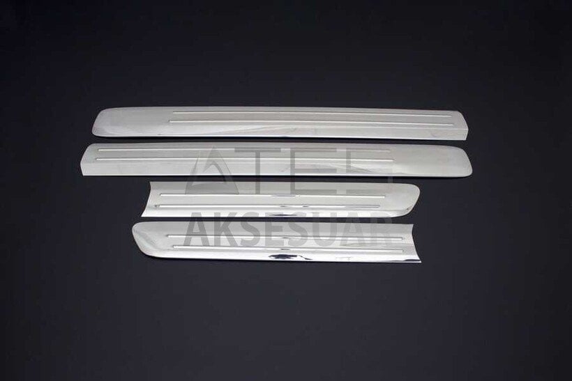 Fiat Doblo Krom Yan Kapı Çıtası 4 Parça Geniş Model 2006-2010 Arası