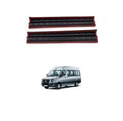 Volkswagen Crafter Kapı Eşiği Koruma Abs Mat Siyah 2 P