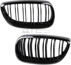 BMW 3 SERISI E92 2006-2009 M3 BÖBREK (CIFT CIZGI PANJUR) PIANO BLACK