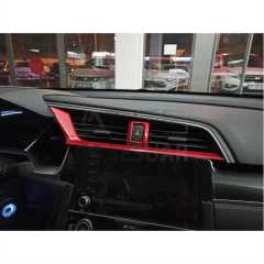 HONDA CIVIC FC5 2016-2020 HAVA MENFEZ KAPLAMA 3 PARÇA - KIRMIZI