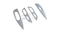 NISSAN X-TRAIL 2014-2017 KAPI KOLÇAK DÜĞME KAPLAMASI SILVER