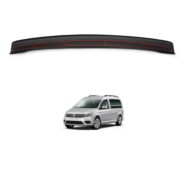 Volkswagen Caddy Arka Tampon Eşiği Koruma Akrilik Abs