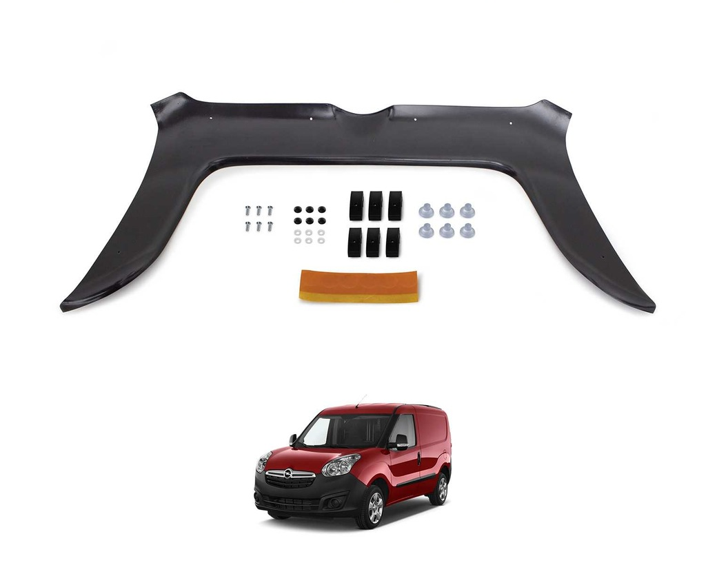 Opel Combo Ön Kaput Koruma Rüzgarlık 4Mm Abs 2011-2017