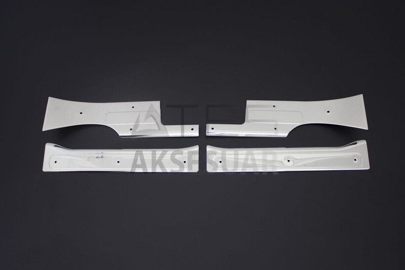 Fiat Fiorino Krom İç Kapı Eşiği 4 Parça 2007 ve Sonrası