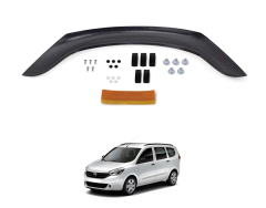 Dacia Lodgy Ön Kaput Koruyucu Rüzgarlık 4Mm Abs 2013-›