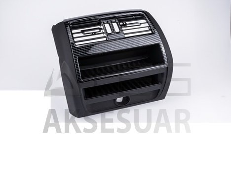 BMW 5 SERİSİ F10 ARKA KLİMA KAPLAMA ÜST - KARBON