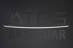 Fiat Doblo 2 Krom Bagaj Camı Alt Çıtası 2010 ve Sonrası