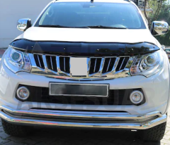 Mitsubishi L200 Ön Kaput Koruma Rüzgarlık 3mm (ABS) 15-1