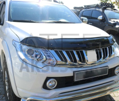 Mitsubishi L200 Ön Kaput Koruma Rüzgarlık 3mm (ABS) 15-1