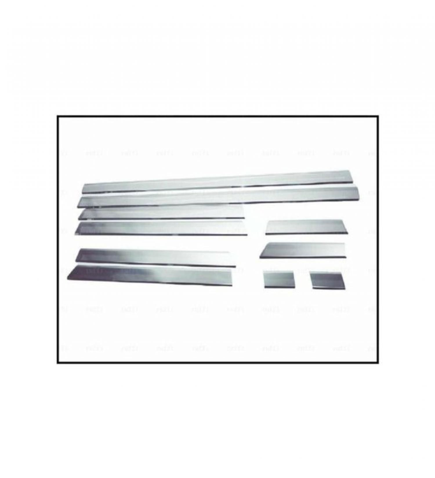 Mercedes Sprinter Yan Kapı Çıtası 10 Parça Paslanmaz Çelik L2 2006-