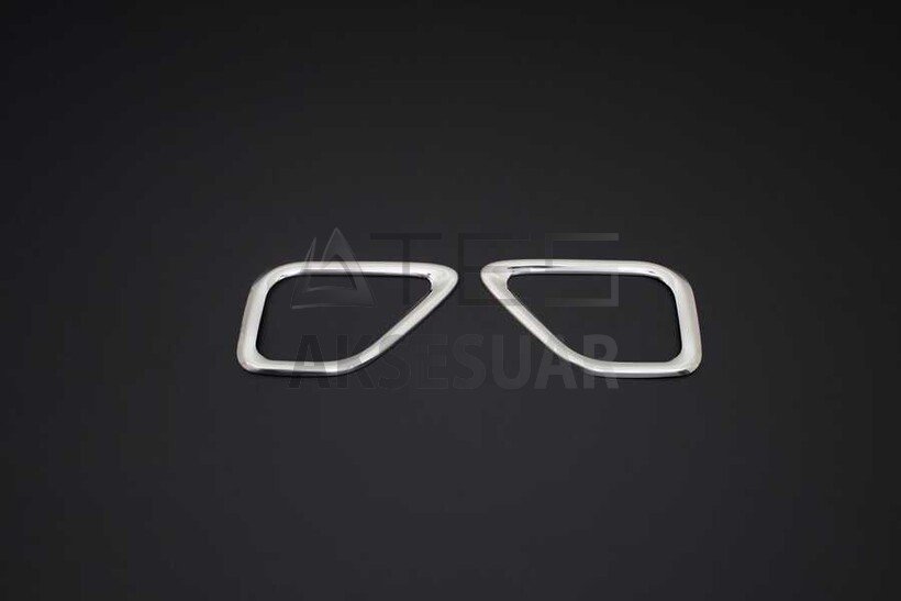 Fiat Doblo Facelift Krom Sis Farı Çerçevesi 2 Parça 2014 ve Sonrası