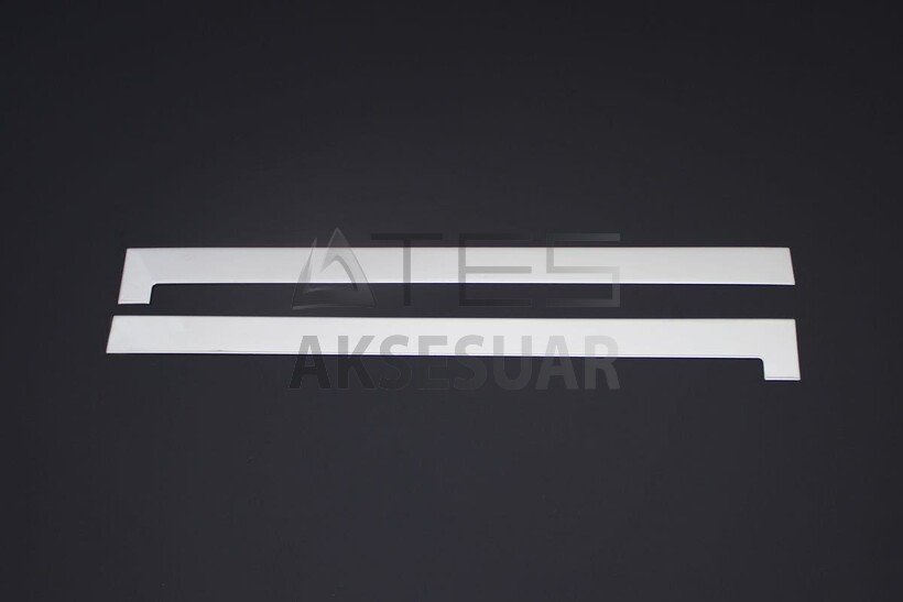 Fiat Doblo 2 Krom Sürgülü Kapı Çıtası 2 Parça 2020 ve Sonrası