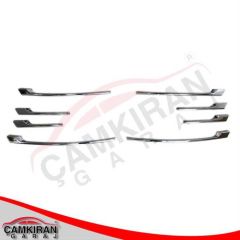 COROLLA 2013-2016  IÇIN UYUMLU ÖN SIS ÇITA KAPLAMA NIKELAJ 8 PARCA