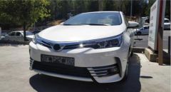 COROLLA 2013-2016  IÇIN UYUMLU ÖN SIS ÇITA KAPLAMA NIKELAJ 8 PARCA