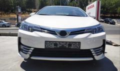 COROLLA 2013-2016  IÇIN UYUMLU ÖN SIS ÇITA KAPLAMA NIKELAJ 8 PARCA