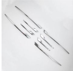 COROLLA 2013-2016  IÇIN UYUMLU ÖN SIS ÇITA KAPLAMA NIKELAJ 8 PARCA