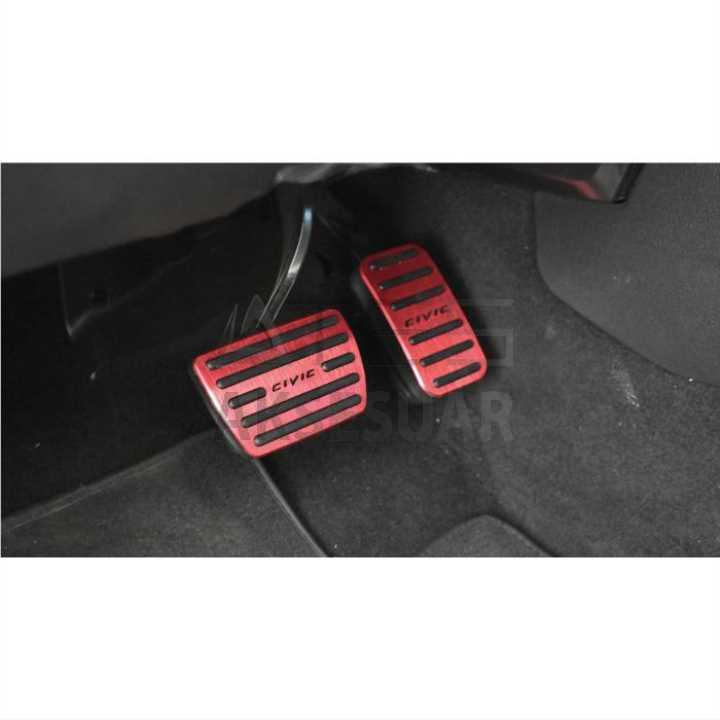 HONDA CIVIC FC5 PEDAL SETI (GECME MODEL) 2 PARÇA - KIRMIZI