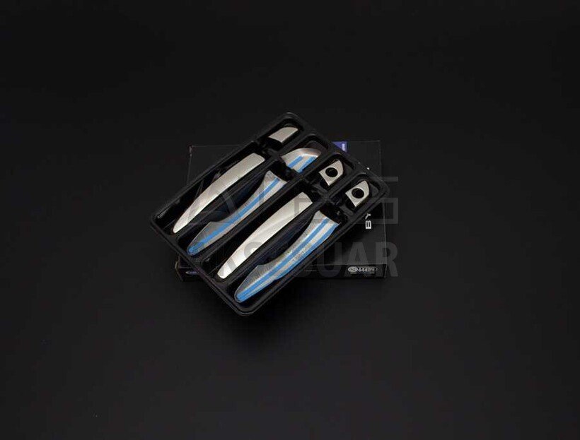 Opel Combo E Krom Kapı Kolu 4 Kapı 8 Parça Çift Delik 2019 ve Sonrası