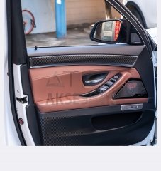 BMW 5 SERİSİ F10 KOLÇAK VE DÜĞME KAPLAMA SETİ - KARBON