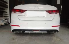 ELANTRA 2016-2019 IÇIN UYUMLU 4 EGZOZ SILVER DIFÜZÖR REFLEKTÖRLÜ