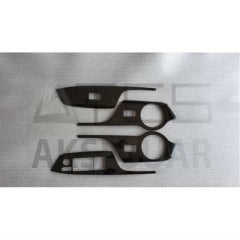 TOYOTA C-HR 2016-2019 KAPI KOLÇAK KAPLAMA TITANYUM SİYAH (AYNA DÜĞMELİ MODEL)