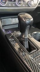 CIVIC FE1 2022 IÇIN UYUMLU  VITES TOPUZU KAPLAMA - KARBON