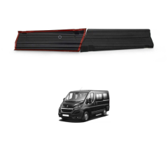 Peugeot Boxer Kapı Eşiği Koruma Abs Mat Siyah 2 Parça