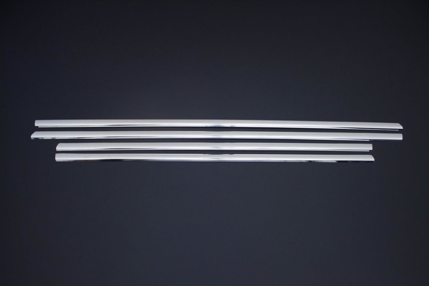 Renault Fluence Cam Çıtası 4 Parça Paslanmaz Çelik 2010-