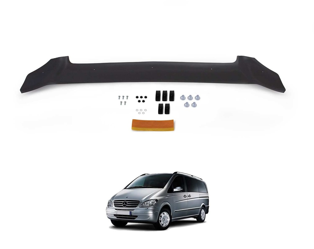 Mercedes Viano Ön Kaput Koruyucu Rüzgarlığı 4Mm Akrilik