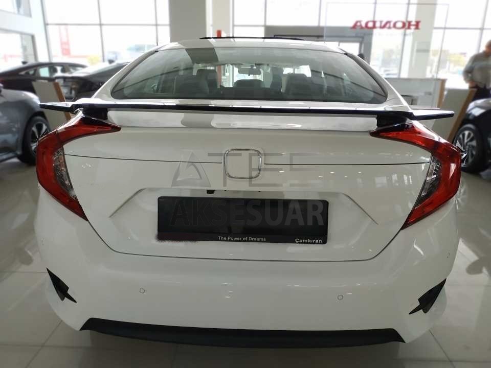 HONDA CIVIC FC5 2016-2020 BAGAJ ÜSTÜ SPOILER(ÇIKINTILI MODEL) (BOYASIZ)