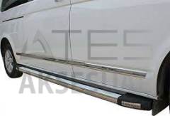VW T5 Caravelle Krom Yan Kapı Çıtası 5 Prç 2004 Üzeri (K.Ş)