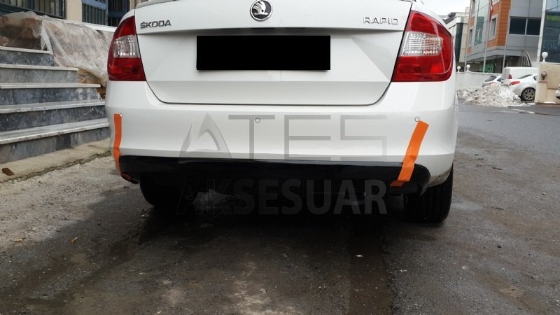 Skoda Rapid Arka Difizör Boyalı